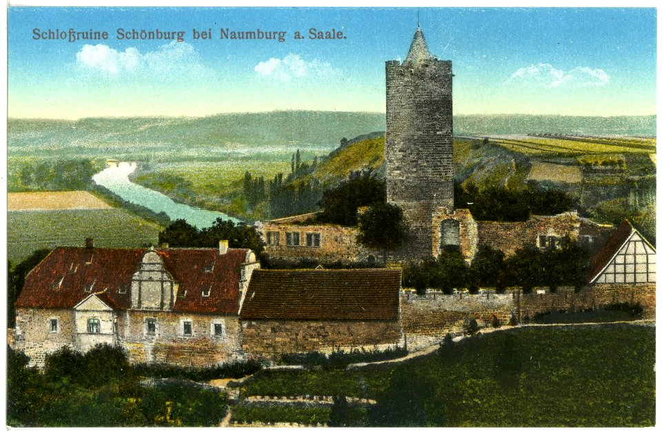 19960-Schönburg-1915-Schloßruine-Brück & Sohn Kunstverlag