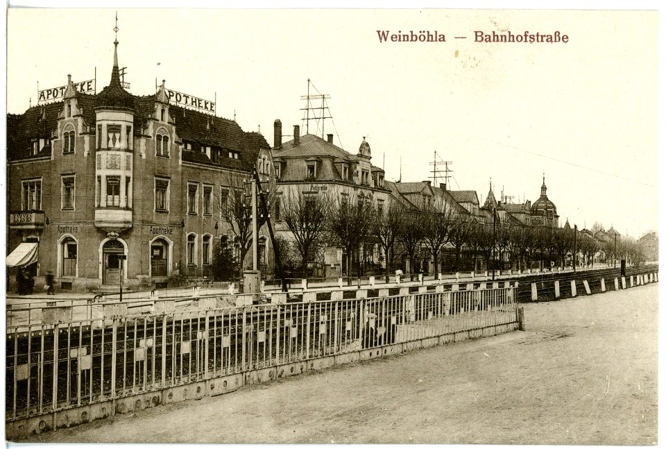 20441-Weinböhla-1917-Bahnhofstraße-Brück & Sohn Kunstverlag