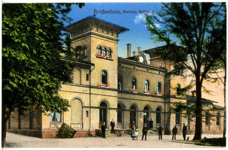 20797-Großenhain-1918-Berliner Bahnhof-Brück & Sohn Kunstverlag