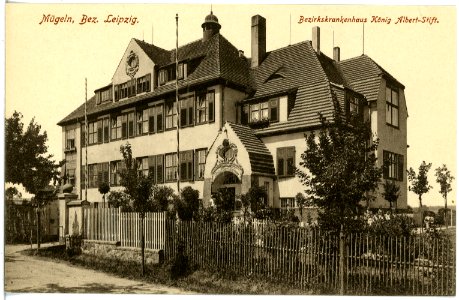 19306-Mügeln-1915-Bezirkskrankenhaus König Albert-Stift-Brück & Sohn Kunstverlag