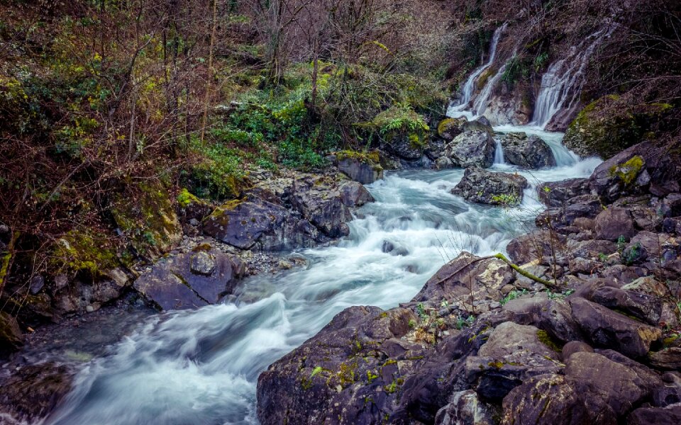 Mountain atlantic pyrenees water courses