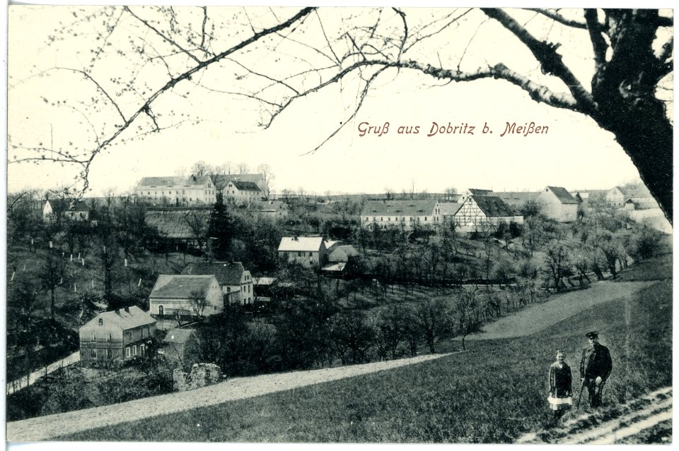 20203-Dobritz-1916-Blick auf Dobritz-Brück & Sohn Kunstverlag