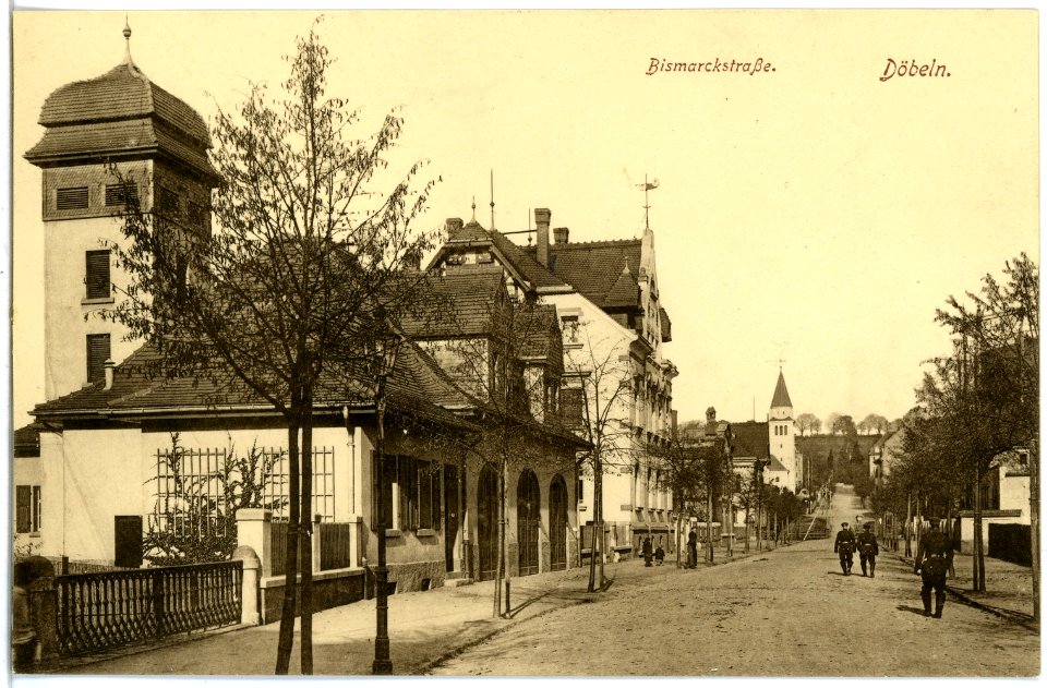 19849-Döbeln-1915-Bismarckstraße-Brück & Sohn Kunstverlag
