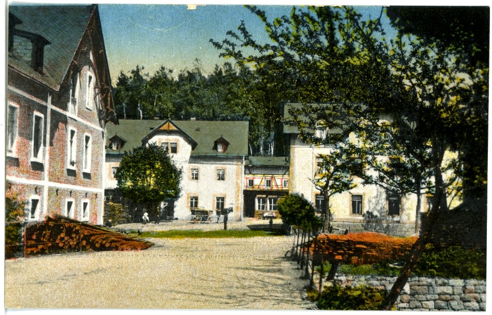 20401-Schmiedeberg-1917-Buschmühle bei Schmiedeberg im Erzgebirge-Brück & Sohn Kunstverlag