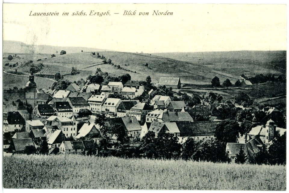 20333-Lauenstein-1917-Blick auf Lauenstein von Norden-Brück & Sohn Kunstverlag
