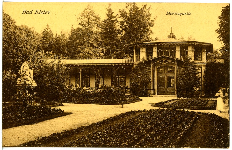 20503-Bad Elster-1917-Moritzquelle-Brück & Sohn Kunstverlag