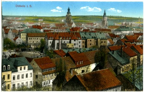 19174-Döbeln-1915-Blick auf Döbeln-Brück & Sohn Kunstverlag