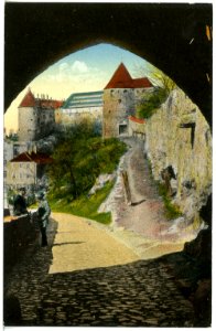 19163-Bautzen-1915-Blick durch das Mühlentor-Brück & Sohn Kunstverlag