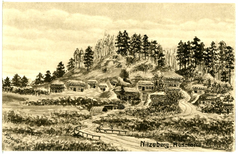 20368-Nitzeberg-1917-Blick auf Nitzeberg-Brück & Sohn Kunstverlag