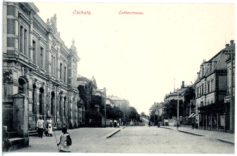 19268-Oschatz-1915-Lutherstraße-Brück & Sohn Kunstverlag