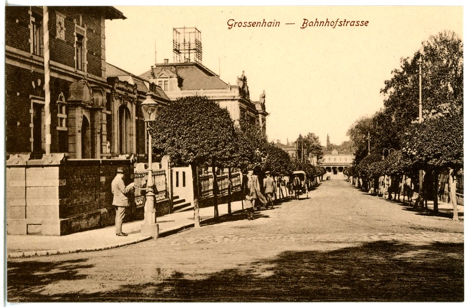 20780-Großenhain-1918-Bahnhofstraße-Brück & Sohn Kunstverlag