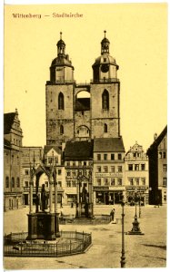 20709-Wittenberg-1917-Stadtkirche-Brück & Sohn Kunstverlag