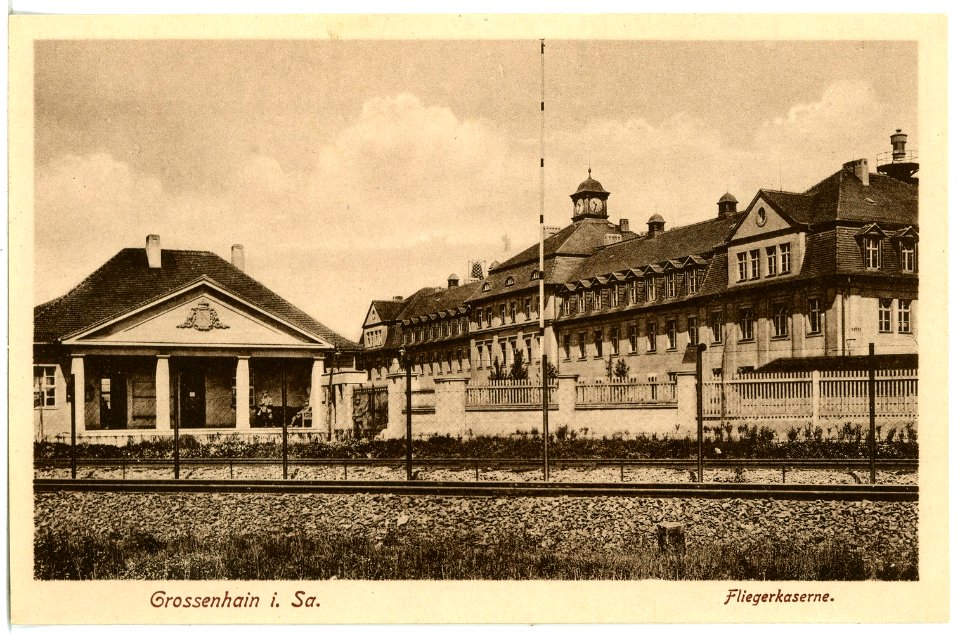 20767-Großenhain-1918-Fliegerkaserne-Brück & Sohn Kunstverlag