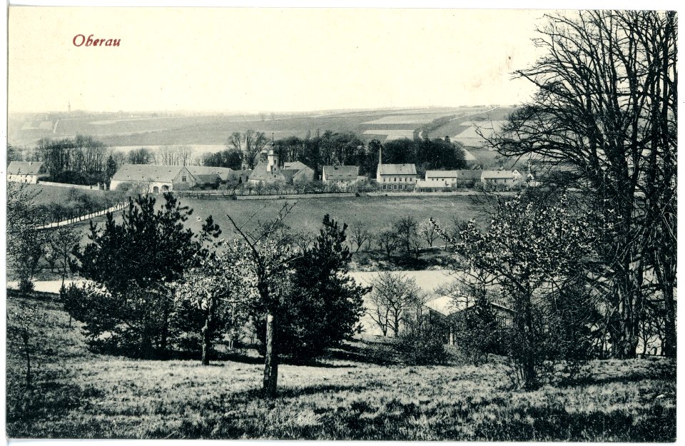 20416-Oberau-1917-Blick auf Oberau-Brück & Sohn Kunstverlag