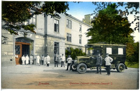 19137-Dresden-1915-Garnison-Lazarett (Reserve-Lazarett I)-Brück & Sohn Kunstverlag