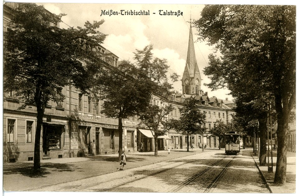 20294-Meißen-1916-Triebischtal - Talstraße-Brück & Sohn Kunstverlag