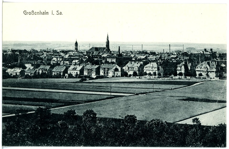 20787-Großenhain-1918-Blick auf Großenhain-Brück & Sohn Kunstverlag