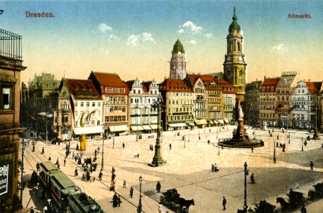 19120-Dresden-1915-Altmarkt-Brück & Sohn Kunstverlag