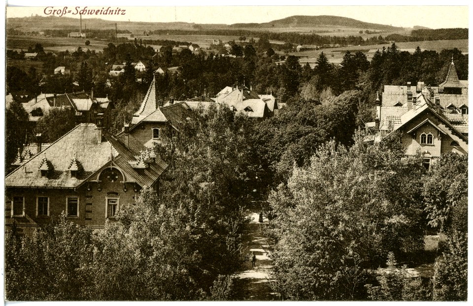 20487-Großschweidnitz-1917-Blick auf Großschweidnitz-Brück & Sohn Kunstverlag