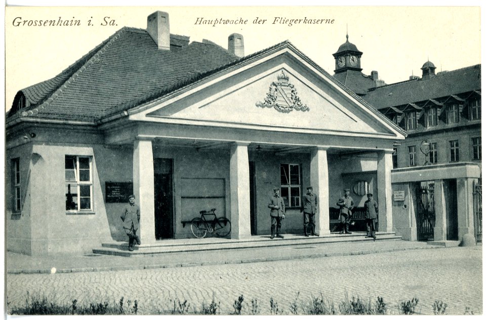 20793-Großenhain-1918-Hauptwache der Fliegerkaserne-Brück & Sohn Kunstverlag
