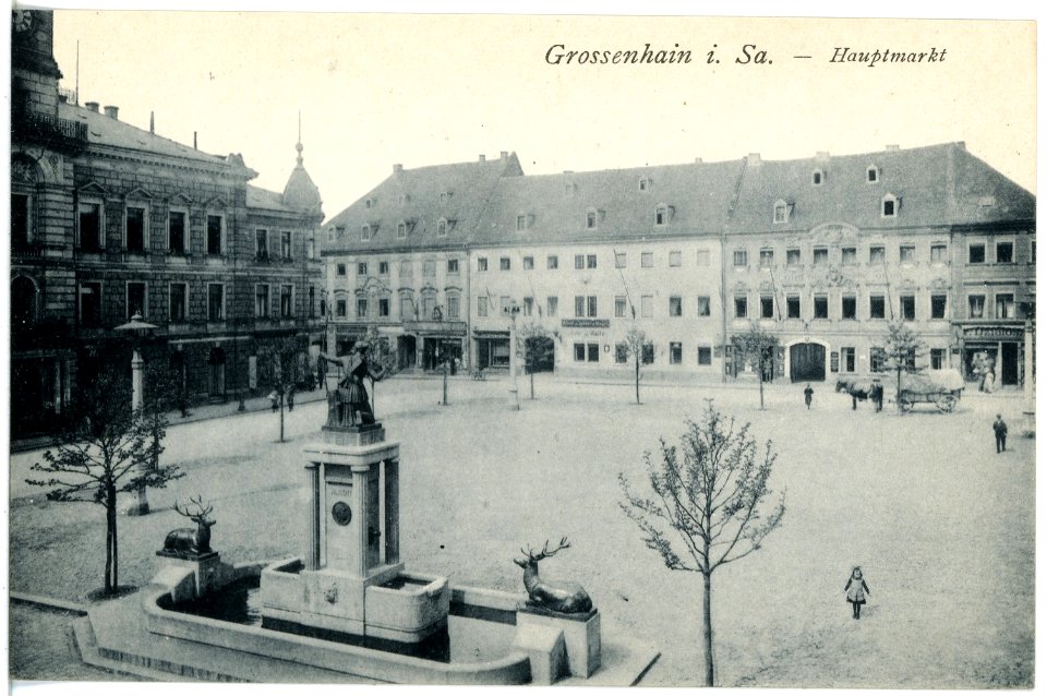 20792-Großenhain-1918-Hauptmarkt-Brück & Sohn Kunstverlag