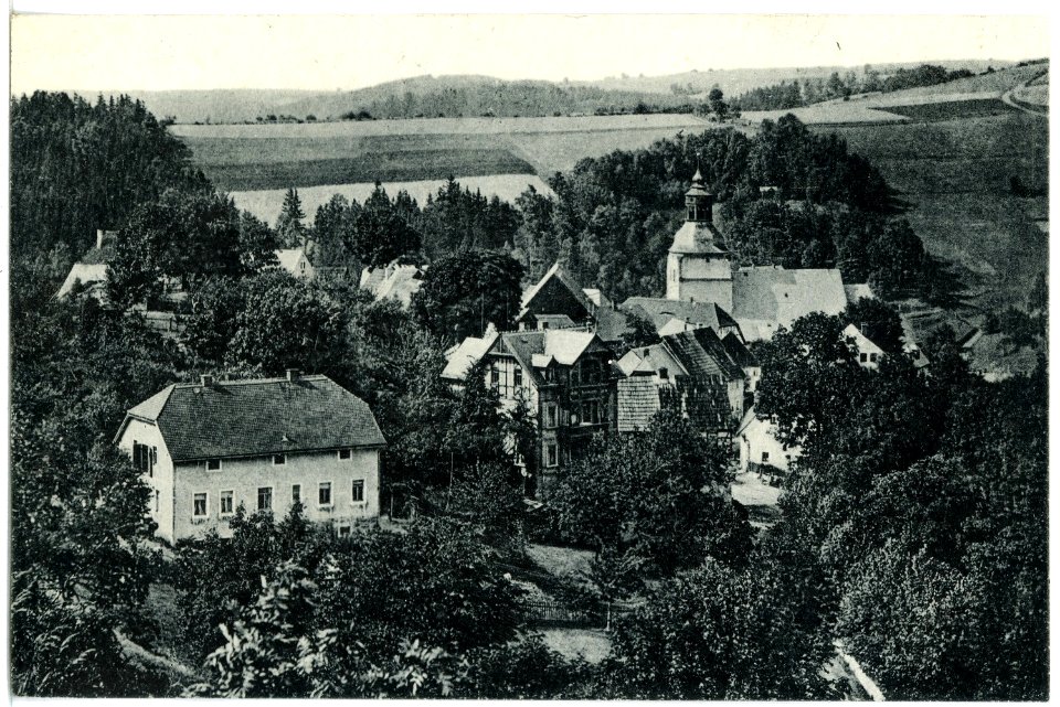 20330-Lauenstein-1917-Blick auf Lauenstein-Brück & Sohn Kunstverlag