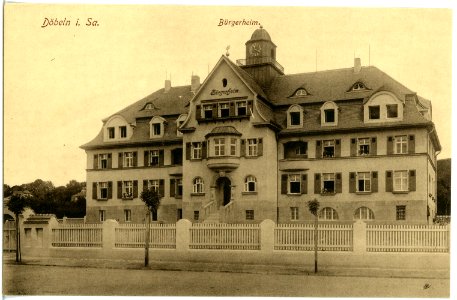 19206-Döbeln-1915-Bürgerheim-Brück & Sohn Kunstverlag