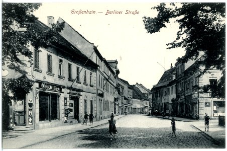 20327-Großenhain-1917-Berliner Straße-Brück & Sohn Kunstverlag