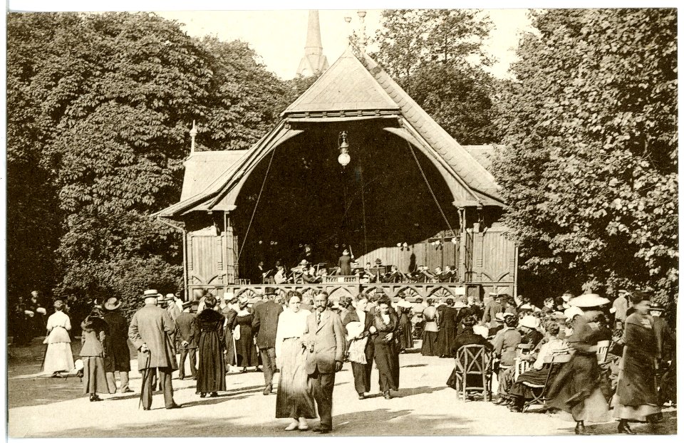 20502-Bad Elster-1917-Badeplatz-Brück & Sohn Kunstverlag