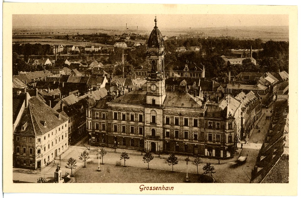 20770-Großenhain-1918-Blick auf Großenhain-Brück & Sohn Kunstverlag