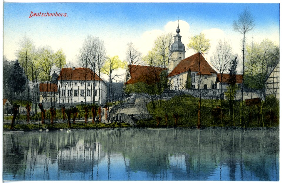 19323-Deutschenbora-1915-Blick auf Deutschenbora-Brück & Sohn Kunstverlag