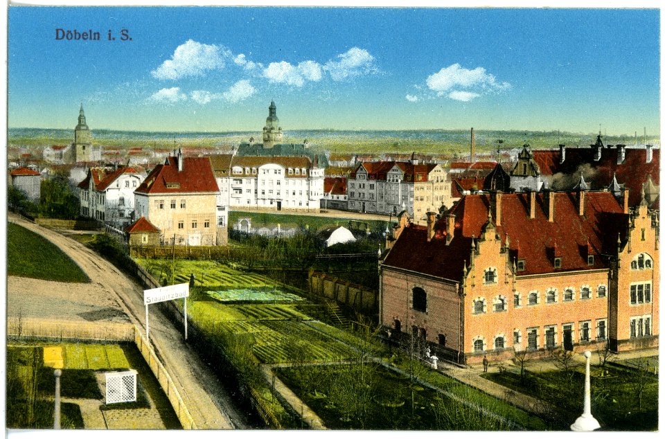19172-Döbeln-1915-Blick auf Döbeln-Brück & Sohn Kunstverlag