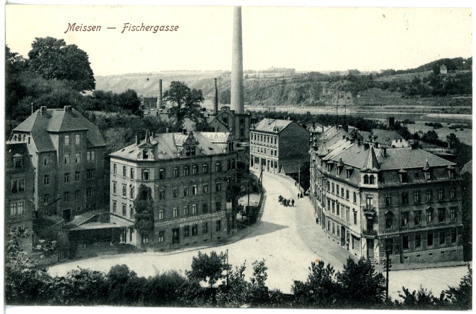 20296-Meißen-1916-Fischergasse-Brück & Sohn Kunstverlag