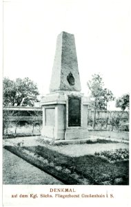 20365-Großenhain-1917-Denkmal auf dem Königlich Sächsischen Fliegerhorst-Brück & Sohn Kunstverlag