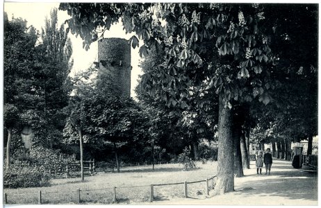 19269-Oschatz-1915-Partie am Stadtturm mit Bismarckdenkmal-Brück & Sohn Kunstverlag photo