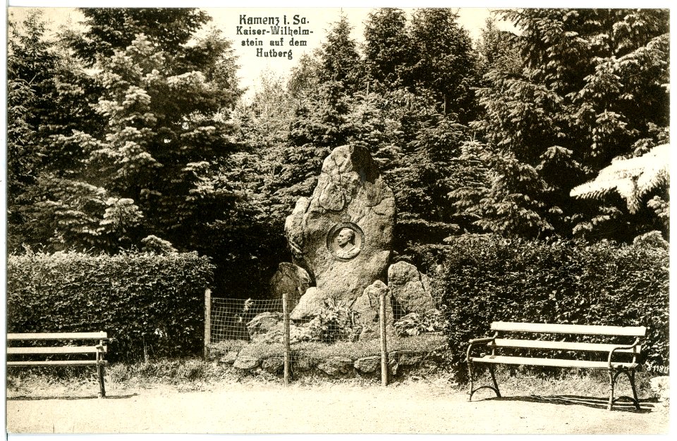 20283-Kamenz-1916-Kaiser-Wilhelm-Stein auf dem Hutberg-Brück & Sohn Kunstverlag