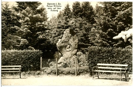20283-Kamenz-1916-Kaiser-Wilhelm-Stein auf dem Hutberg-Brück & Sohn Kunstverlag