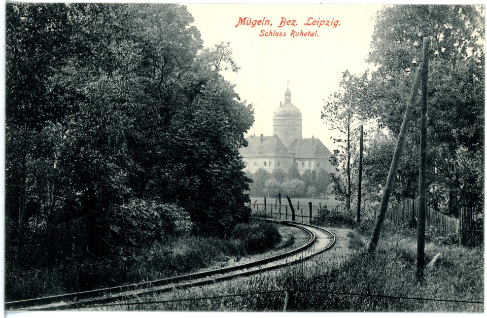 19280-Mügeln-1915-Schloß Ruhetal-Brück & Sohn Kunstverlag