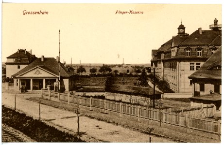 20776-Großenhain-1918-Fliegerkaserne-Brück & Sohn Kunstverlag