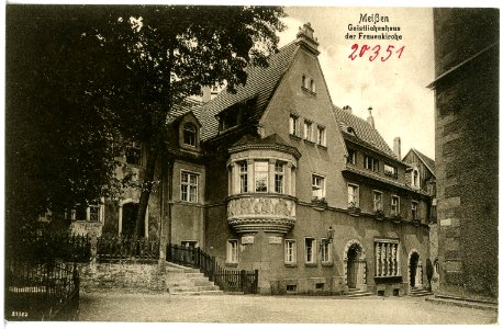 20351-Meißen-1917-Geistlichenhaus der Frauenkirche-Brück & Sohn Kunstverlag
