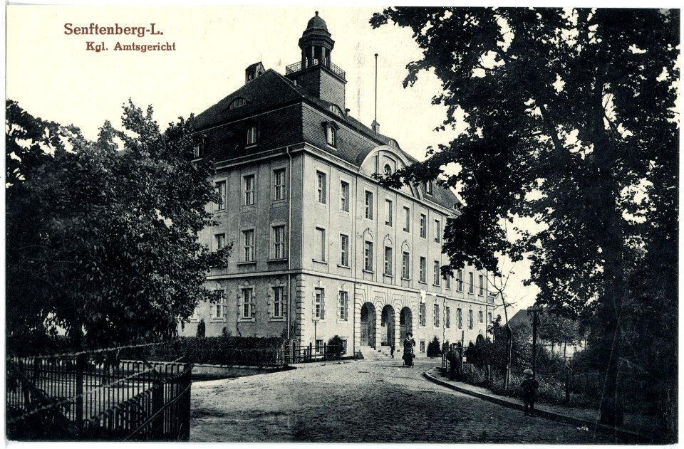 19750-Senftenberg-1915-Königliches Amtsgericht-Brück & Sohn Kunstverlag