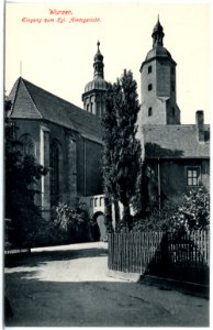 19235-Wurzen-1915-Eingang zum Amtsgericht-Brück & Sohn Kunstverlag