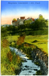 19011-Lauenstein-1915-Burgruine-Brück & Sohn Kunstverlag