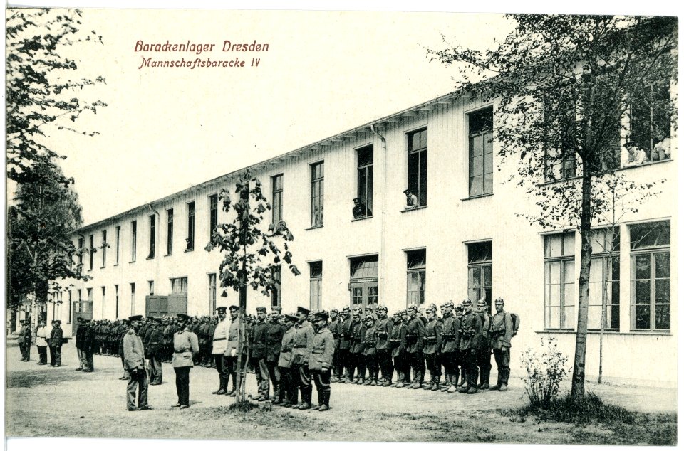 19098-Dresden-1915-Barackenlager-Mannschaftsbaracke IV-Brück & Sohn Kunstverlag
