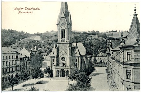 20343-Meißen-1917-Triebischtal - Bismarckplatz-Brück & Sohn Kunstverlag