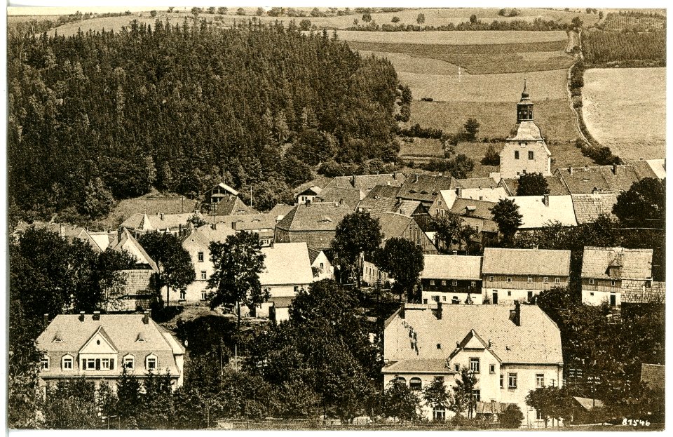 20335-Lauenstein-1917-Blick auf Lauenstein-Brück & Sohn Kunstverlag