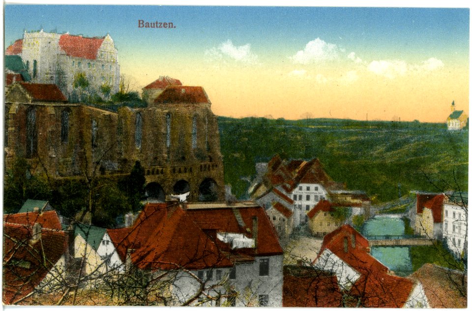 19071-Bautzen-1915-Stadtansicht-Brück & Sohn Kunstverlag