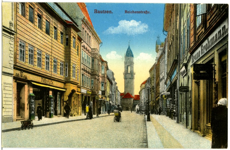 19064-Bautzen-1915-Reichenstraße-Brück & Sohn Kunstverlag
