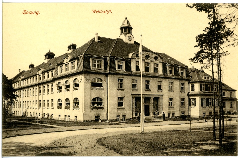 19376-Coswig-1915-Wettinstift-Brück & Sohn Kunstverlag