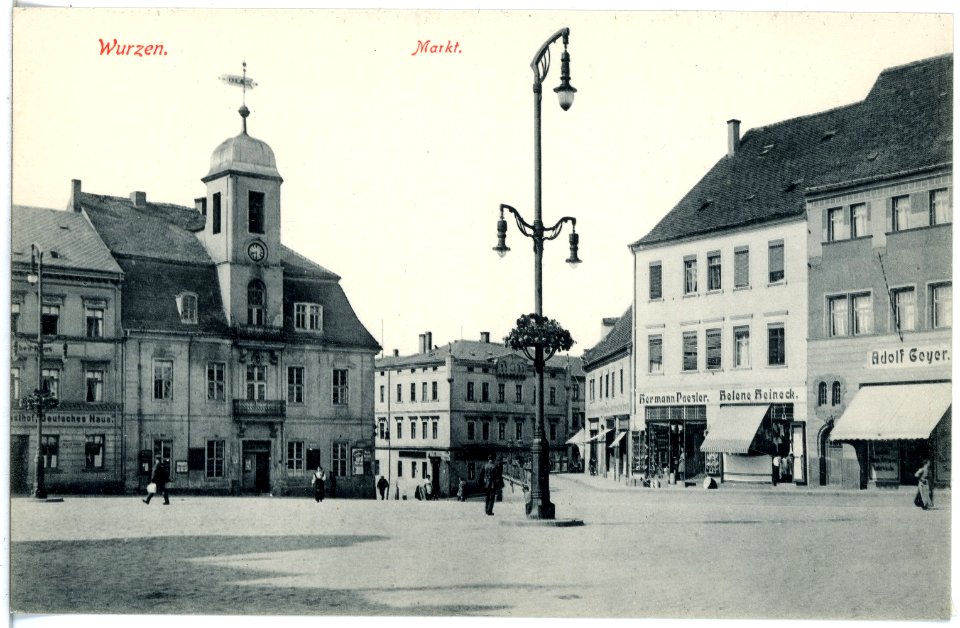 19222-Wurzen-1915-Markt-Brück & Sohn Kunstverlag
